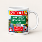 Motorhoming mug studio mockup