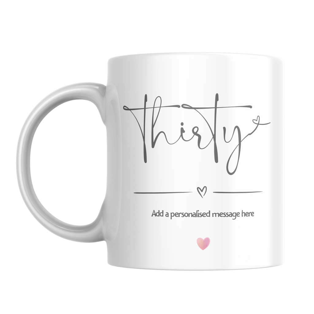 30th Birthday Mug – front view