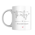30th Birthday Mug – front view