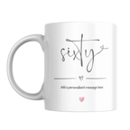 60th Birthday Mug – front view