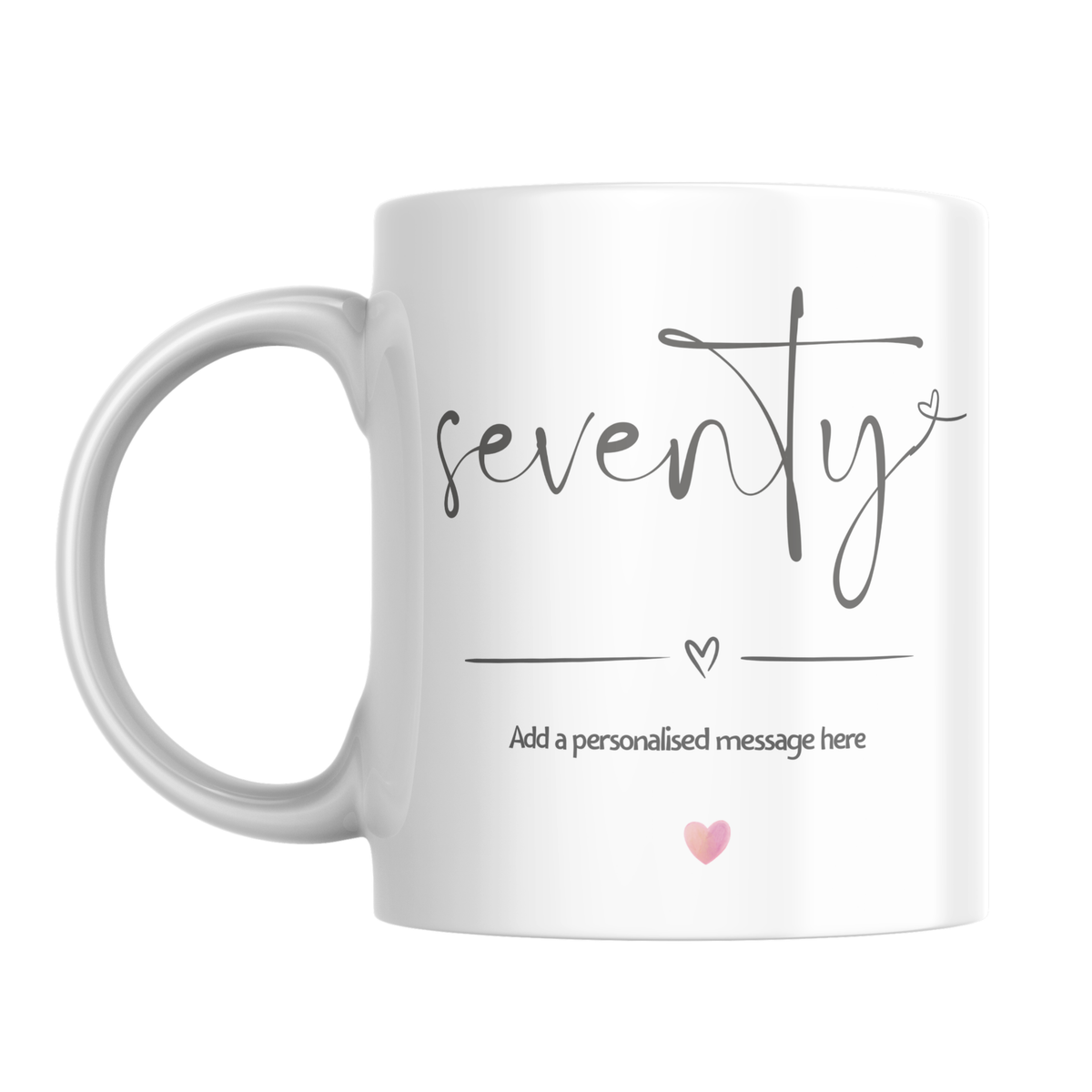 70th Birthday Mug – front view
