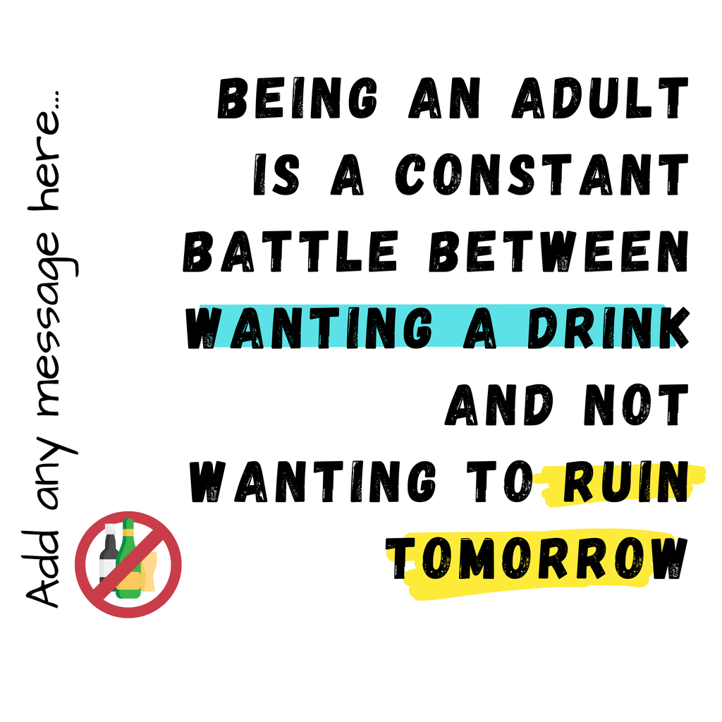 Adulting Drink or Run Mug – original flat artwork