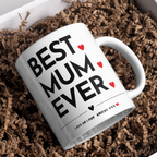 Best Mum Ever Mug – gift presentation on paper packing