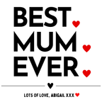 Best Mum Ever Mug – original flat artwork