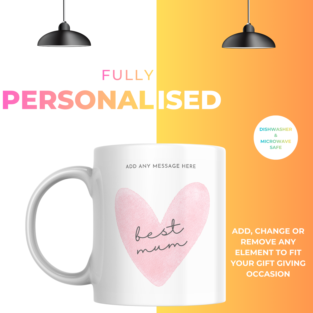 Best Mum Mug – personalisation information