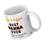 Best Nanna Ever Mug – angled view