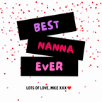 Best Nanna Ever Mug – original flat artwork