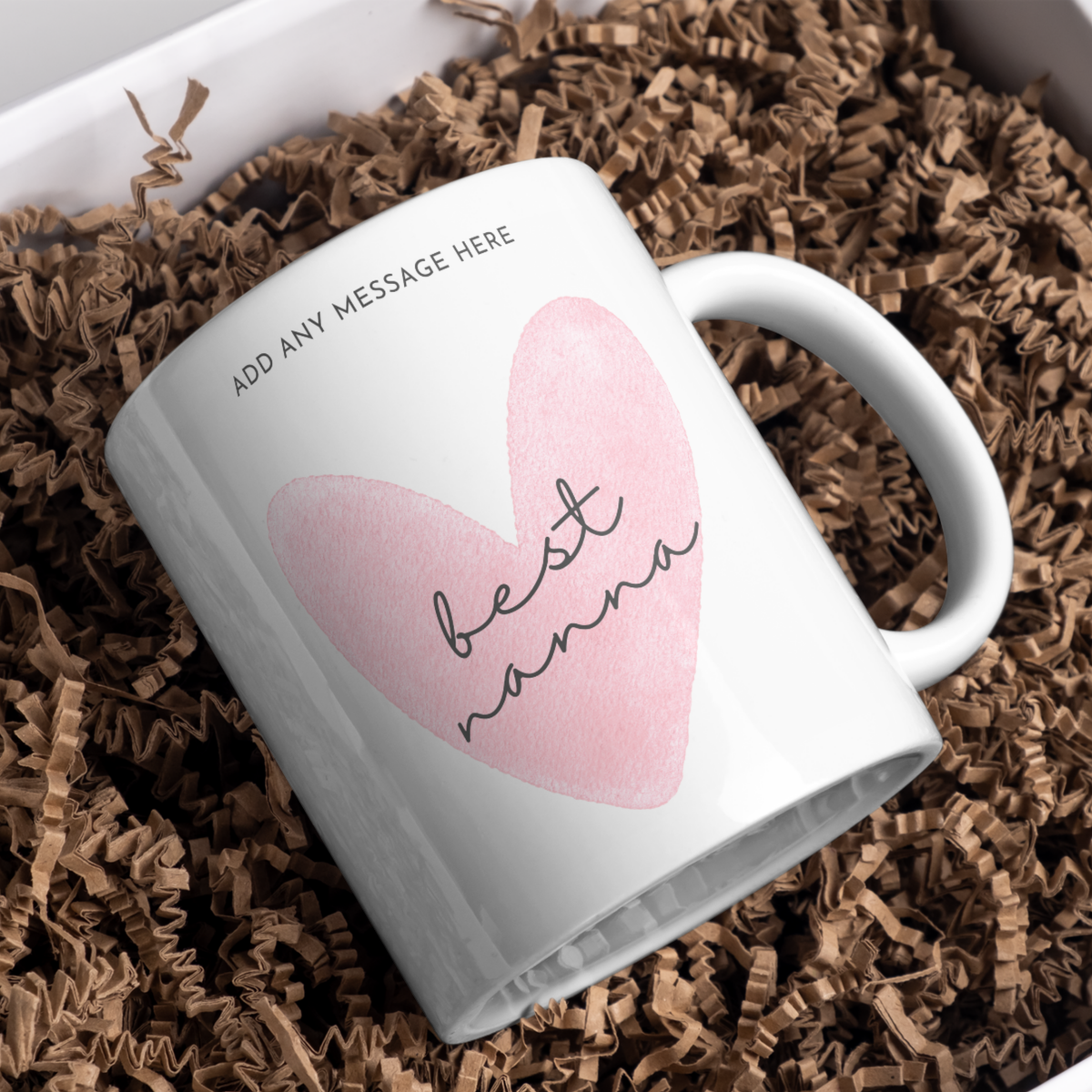 Best Nanna Mug – gift presentation on paper packing