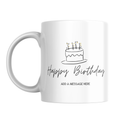 Birthday Cake Mug – front view