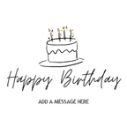 Birthday Cake Mug – original flat artwork