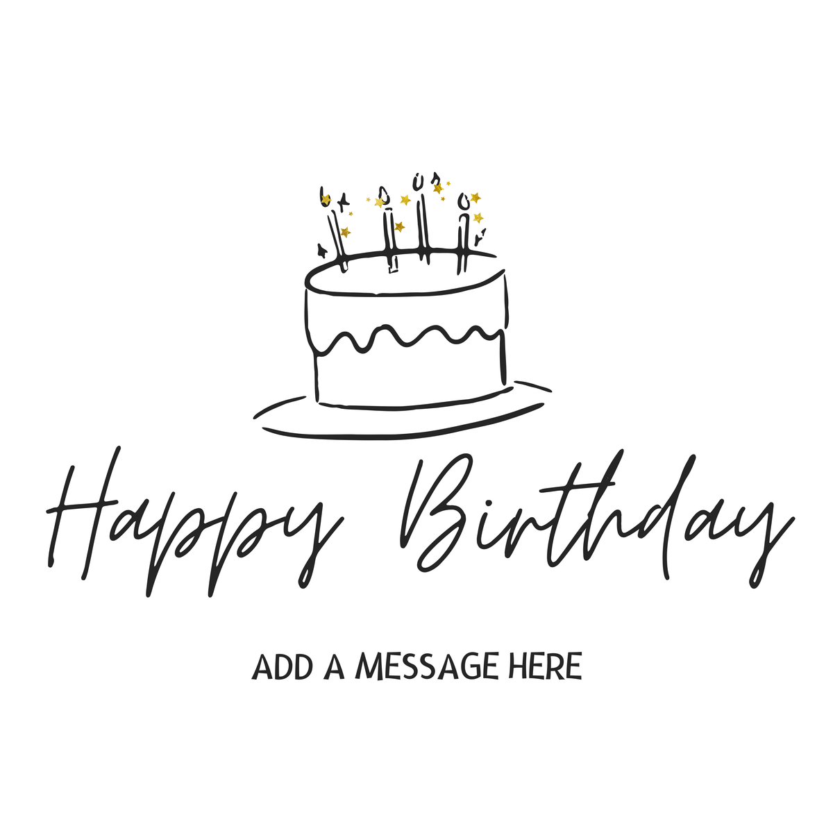 Birthday Cake Mug – original flat artwork