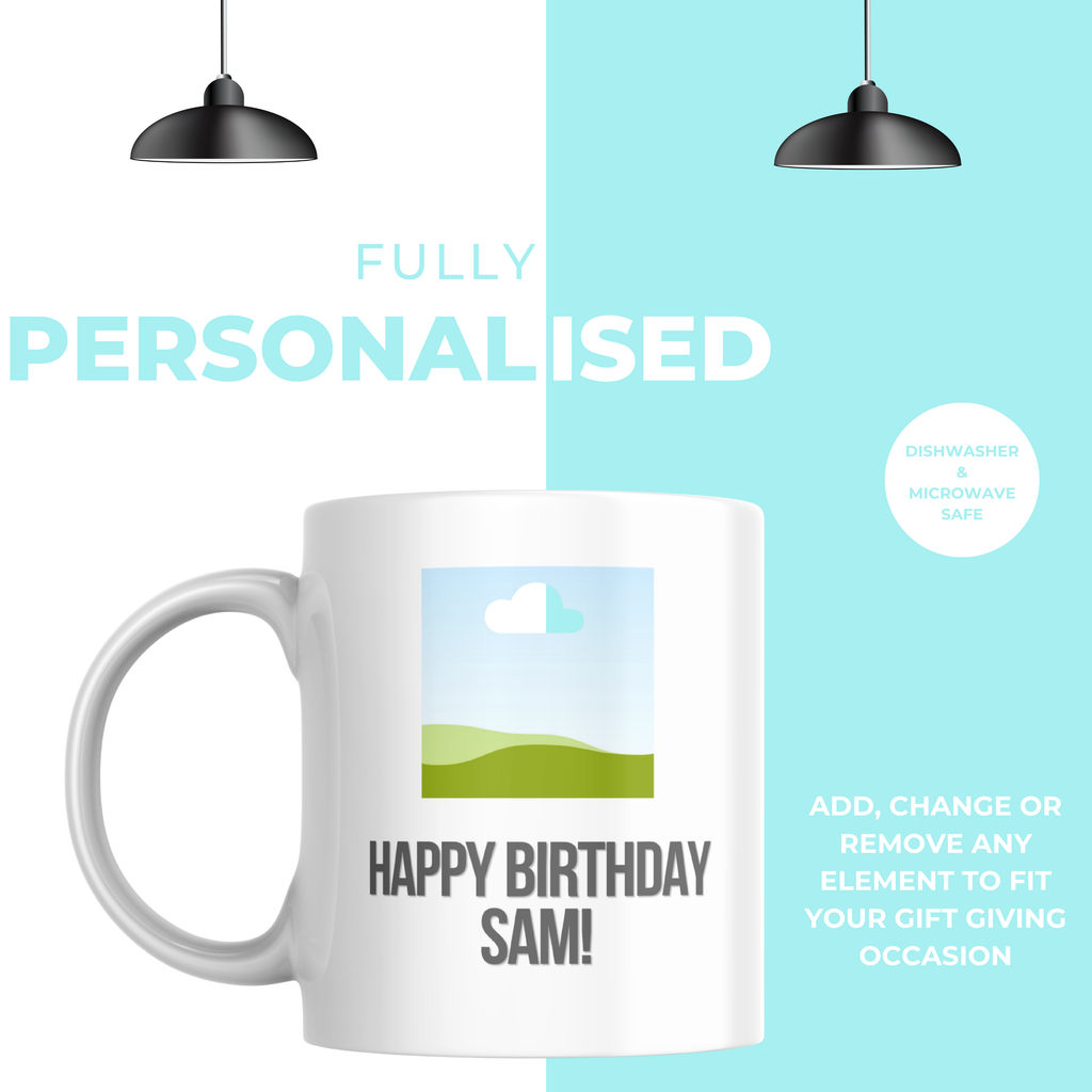 Birthday Portrait Mug – personalisation information