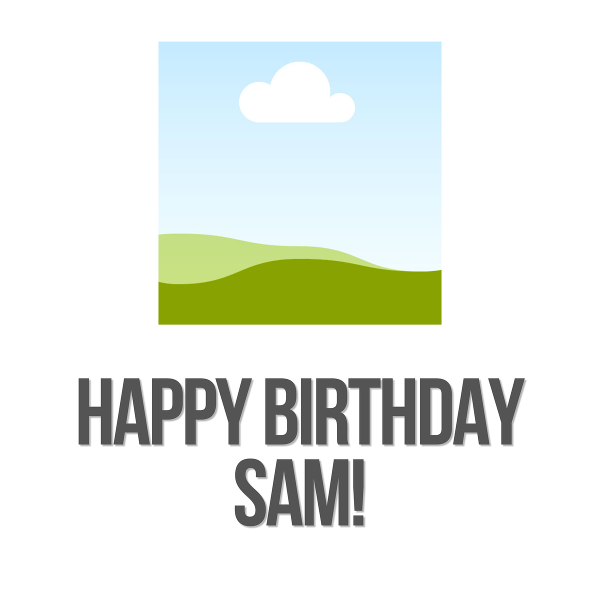 Birthday Portrait Mug – flat artwork showing photo placeholder