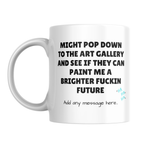 Brighter Future Art Gallery Mug – front view