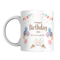 Bunting and Balloons Birthday Mug – front view