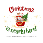 Christmas Is Nearly Here Santa Mug – original flat artwork