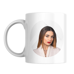 Circular Photo Mug – front view with example photos