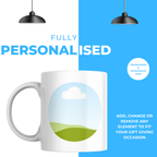 Circular Photo Mug – personalisation information