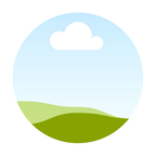 Circular Photo Mug – flat artwork showing photo placeholders