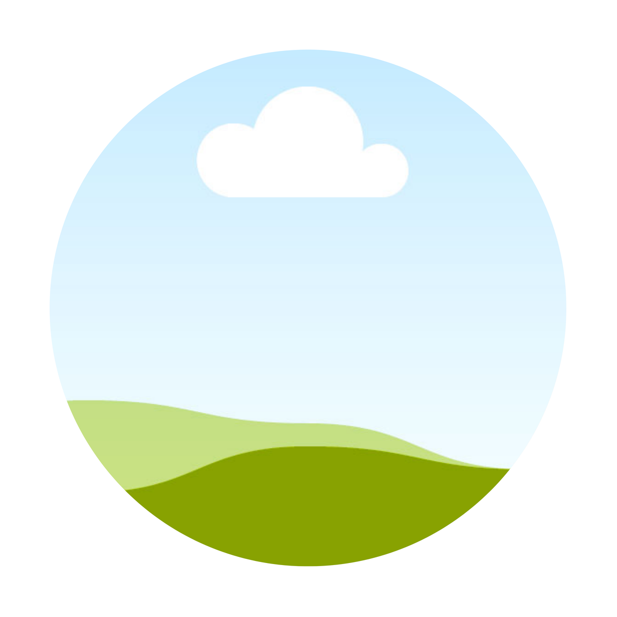 Circular Photo Mug – flat artwork showing photo placeholders