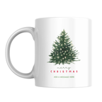 Classic Fir Tree Christmas Mug – front view