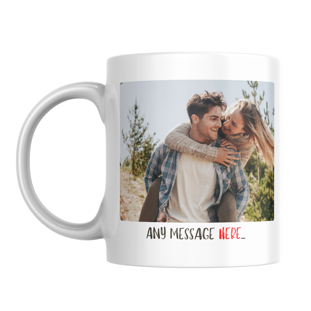 Classic Photo Mug – front view with example photos