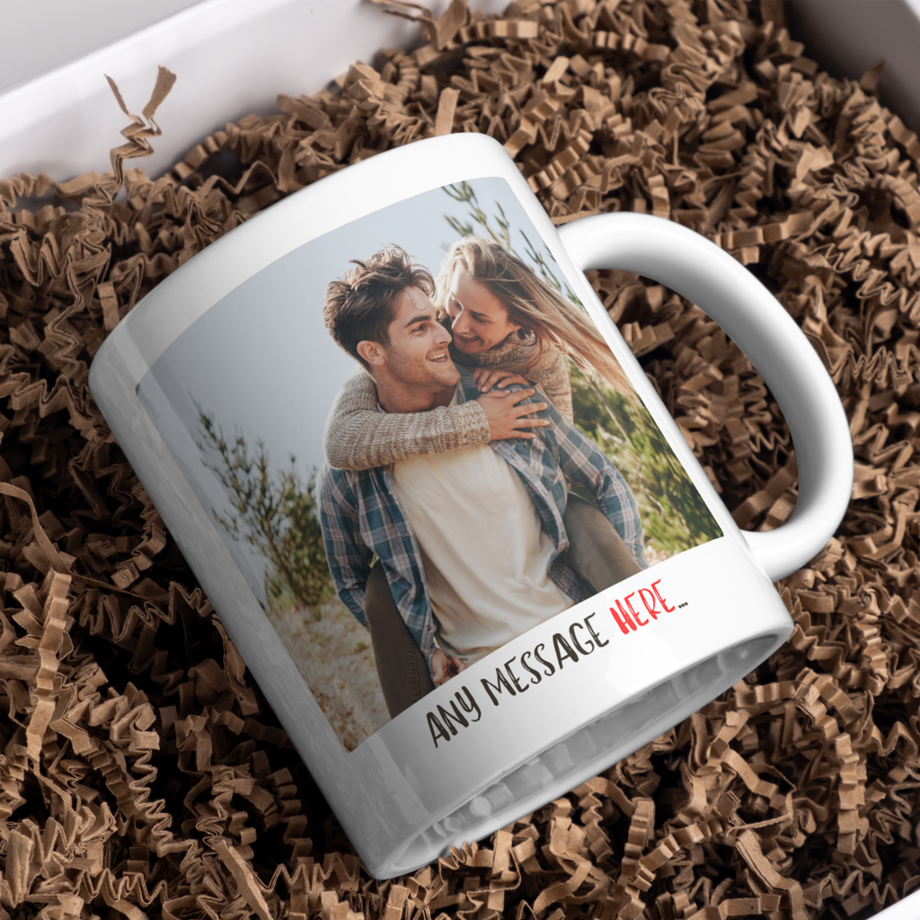 Classic Photo Mug – gift presentation with example photos