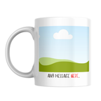 Classic Photo Mug – front view showing photo placeholders