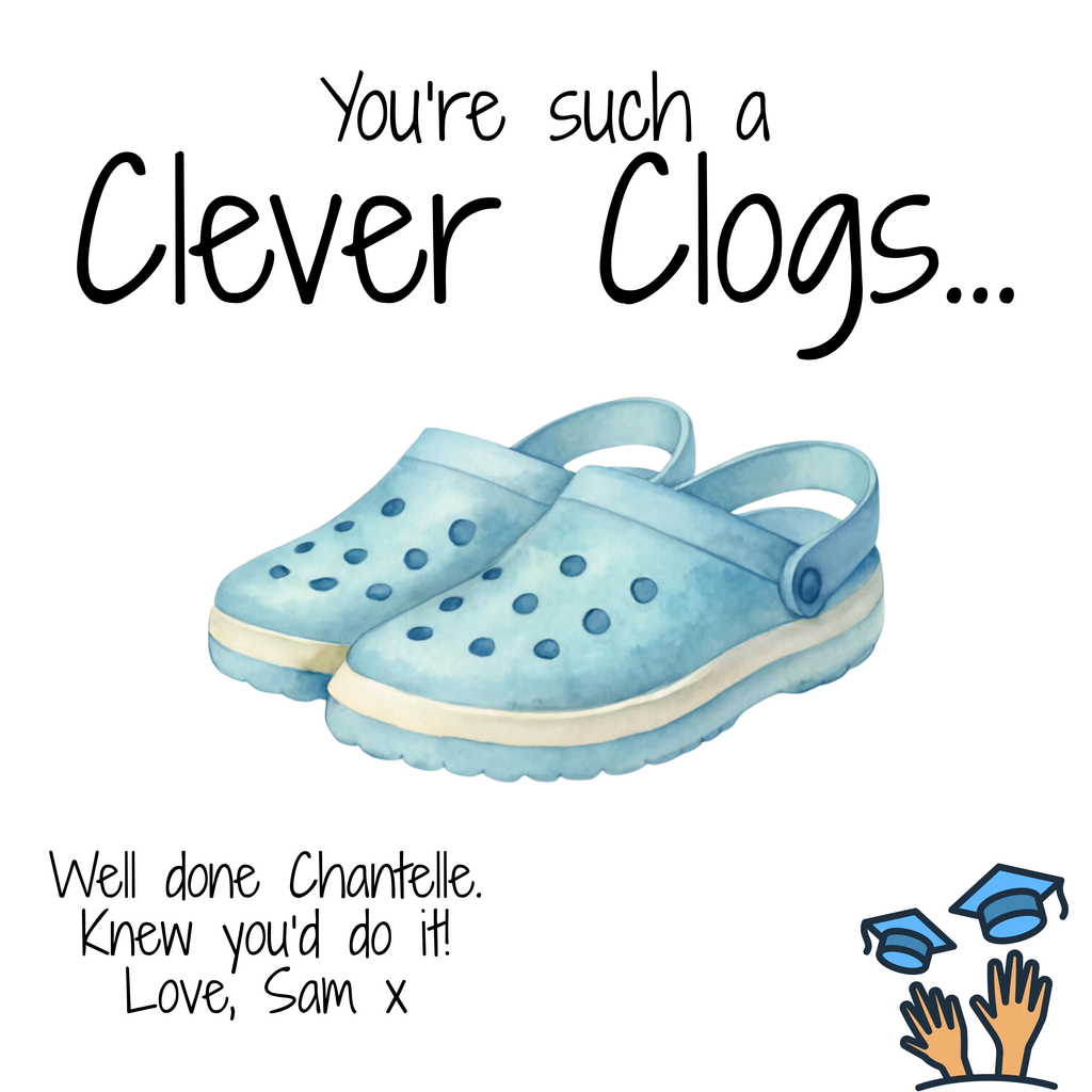 Clever Clogs Mug – original flat artwork
