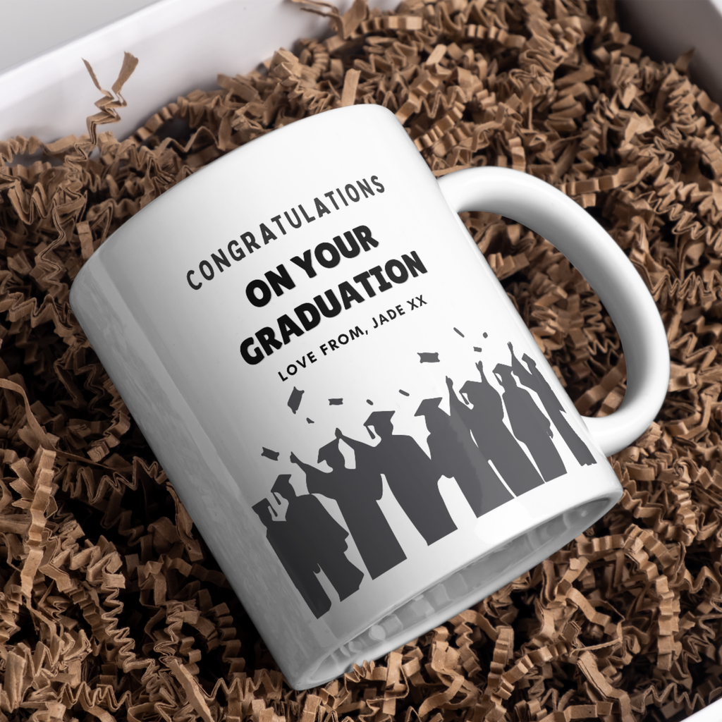 Congratulations on Your Graduation Mug – gift presentation on paper packing