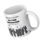 Congratulations on Your Graduation Mug – angled view