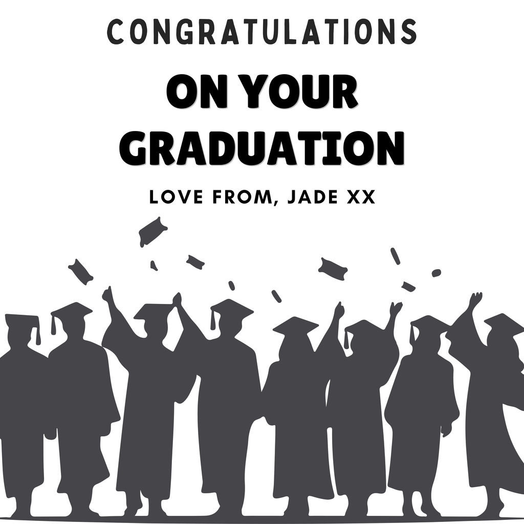 Congratulations on Your Graduation Mug – original flat artwork