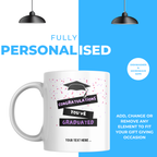 Congratulations You’ve Graduated Mug – personalisation information