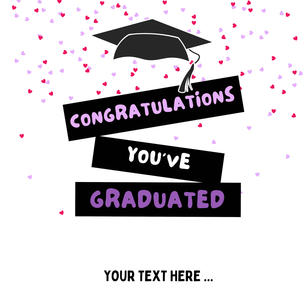 Congratulations You’ve Graduated Mug – original flat artwork