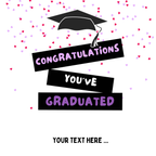 Congratulations You’ve Graduated Mug – original flat artwork