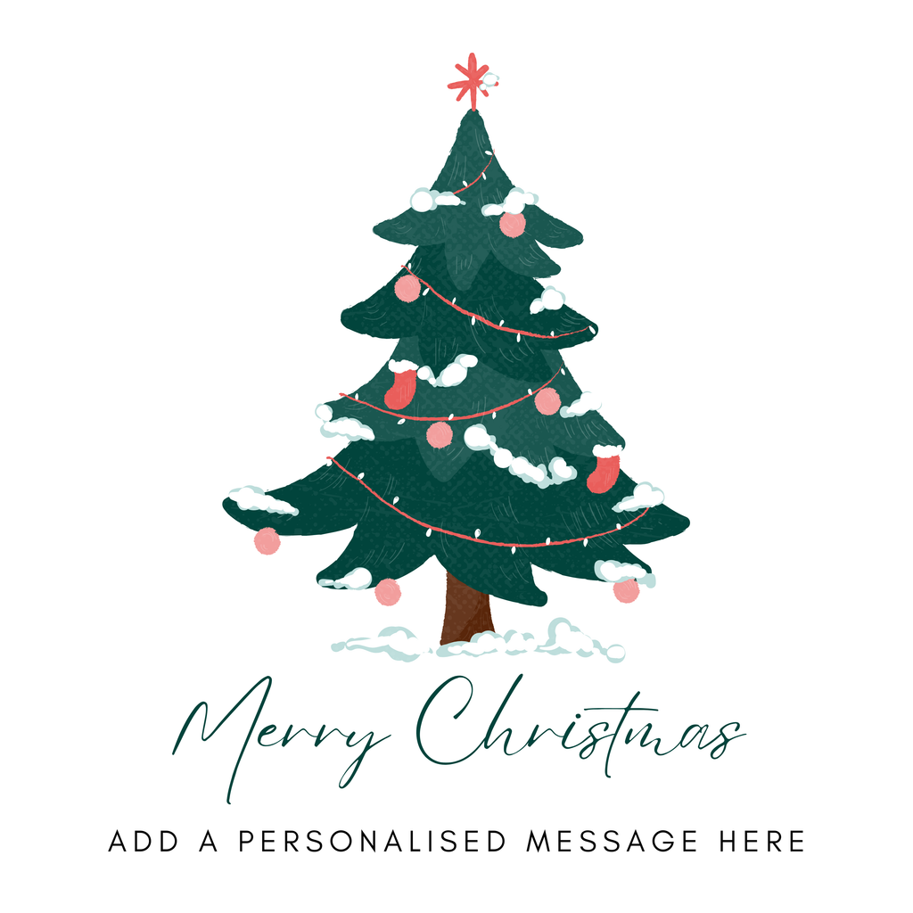 Decorated Green Christmas Tree Mug – original flat artwork