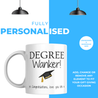 Degree Wanker Mug – personalisation information