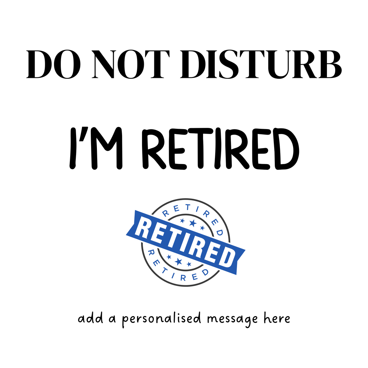 Do Not Disturb Retired Stamp Mug – original flat artwork