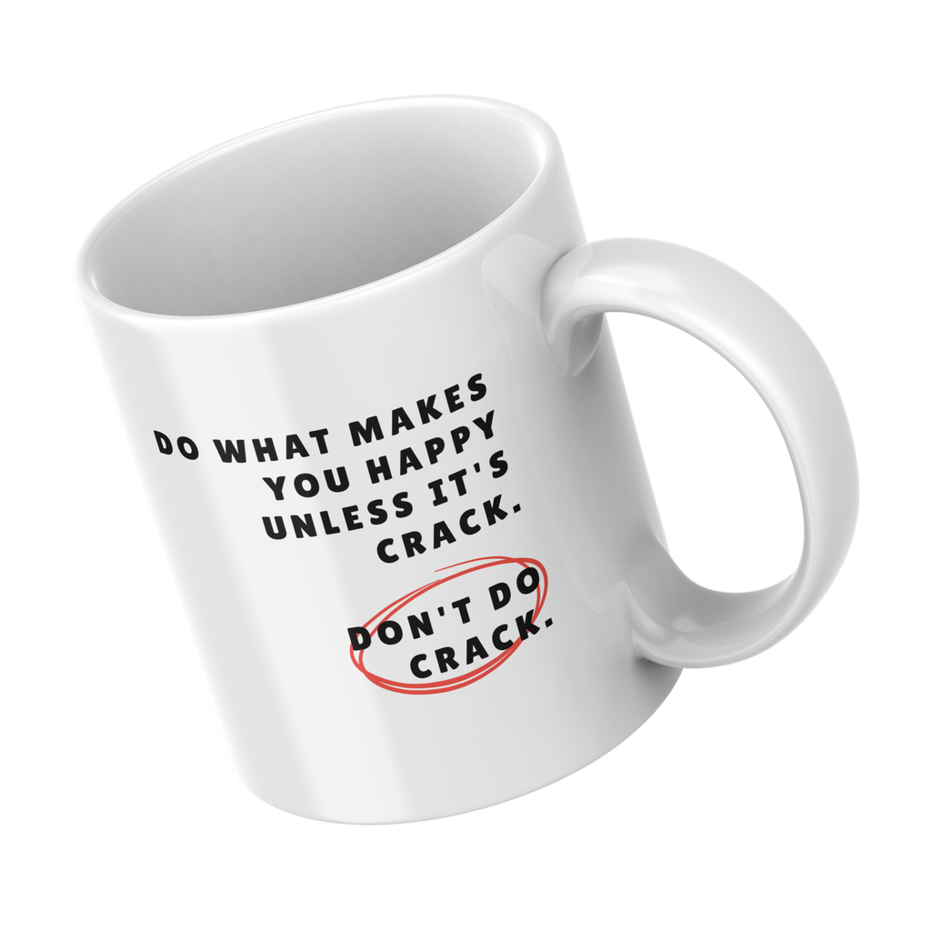 Do What Makes You Happy Mug – angled view