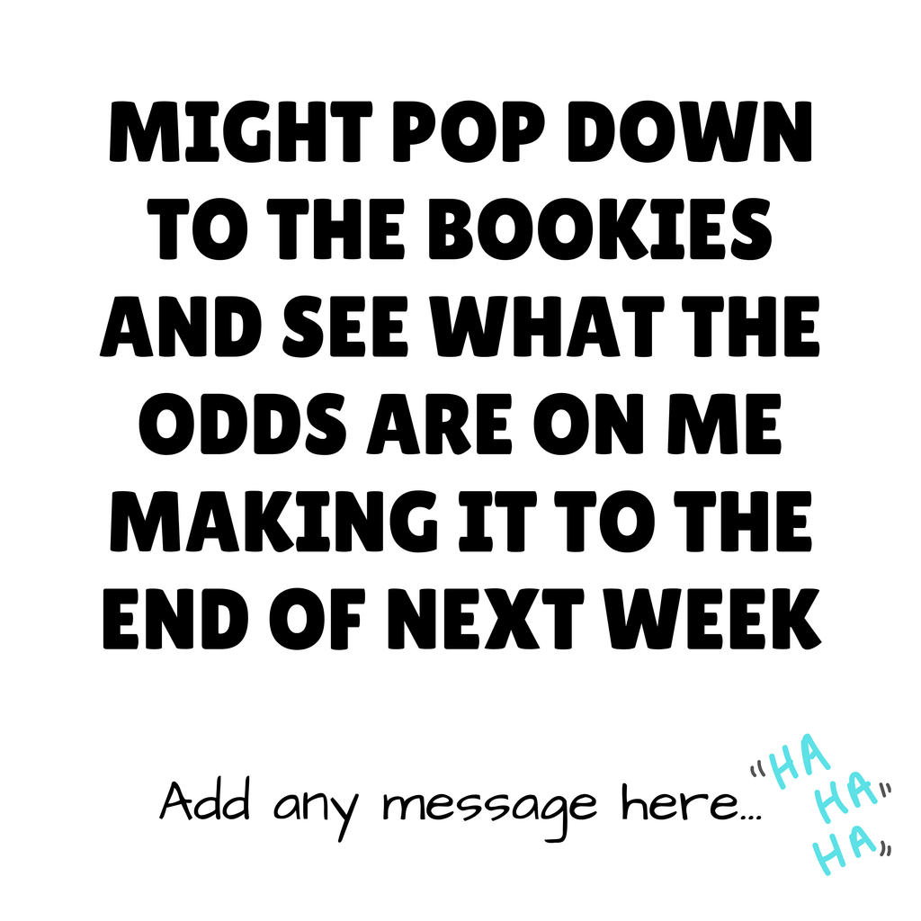 End of Next Week Bookies Mug – original flat artwork