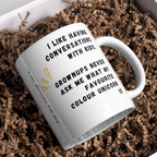 Favourite Colour Unicorn Mug – gift presentation on paper packing