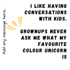 Favourite Colour Unicorn Mug – original flat artwork