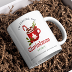 Feeling the Christmas Spirit Mug – gift presentation on paper packing