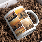 Five Photo Collage Mug – gift presentation with example photos