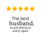Five Star Best Husband Anniversary Mug – original flat artwork