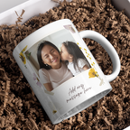 Floral Photo Mug – gift presentation with example photos