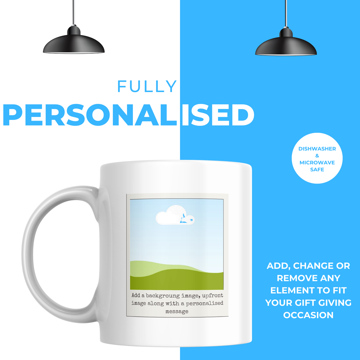 Framed Photo Mug – personalisation information