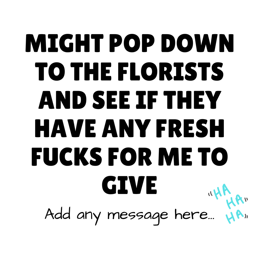 Fresh Fucks Florist Mug – original flat artwork