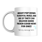 Good News Royal Mail Mug – front view