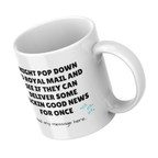 Good News Royal Mail Mug – angled view